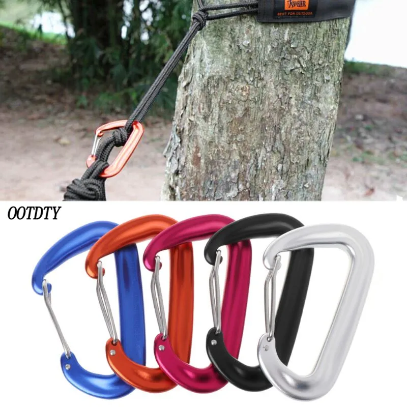 7075 Aviation Aluminum D Shape Carabiner 12KN Hammock Safety Buckle Rock Climbing Yoga Hang Buckle
7075 Aviation Aluminum D Shape Carabiner 12KN Hammock Safety Buckle Rock Climbing Yoga Hang Buckle