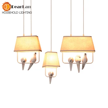 Good Looking Vintage Birds Pendant Lights With Resin Bird Fabric Lampshade Hanging Light For Living Room Hall
Good Looking Vintage Birds Pendant Lights With Resin Bird Fabric Lampshade Hanging Light For Living Room Hall