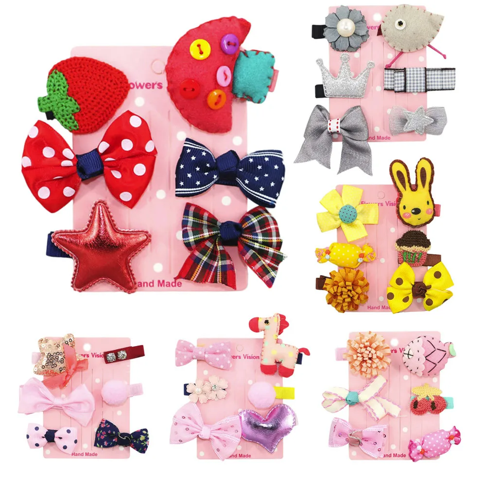 6Pcs girls hair accessories Kids Infant Baby Girl Hair Clip Bow Flower Cartoon Hairclip Fashion Barrettes Headwear Hairpin Set
6Pcs girls hair accessories Kids Infant Baby Girl Hair Clip Bow Flower Cartoon Hairclip Fashion Barrettes Headwear Hairpin Set