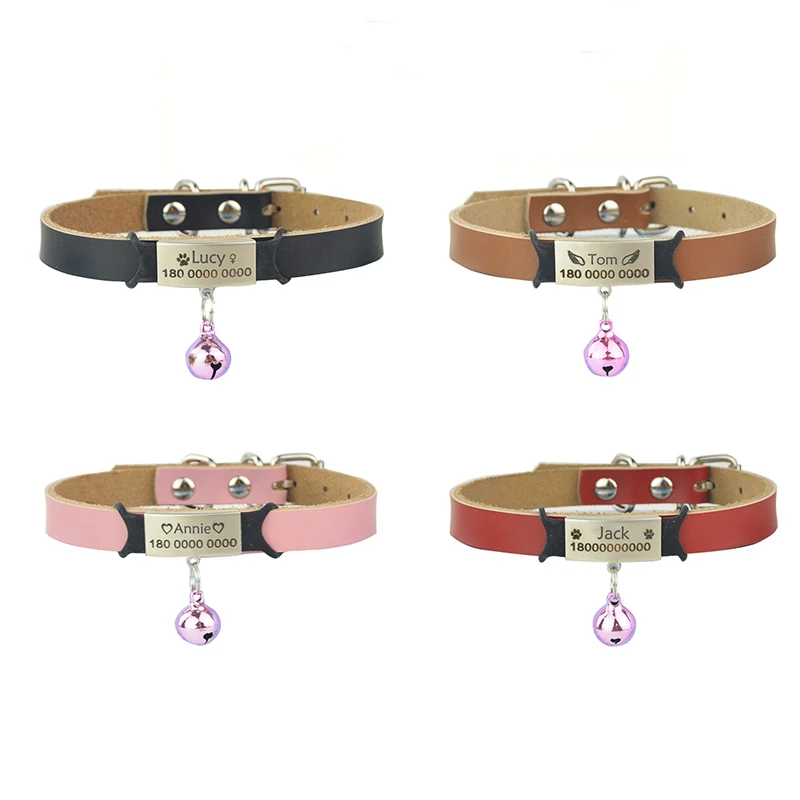 Most Colors Cowhide Leather Dog Collars 3 Sizes Pet Dog Personalized Collar with Tag
Most Colors Cowhide Leather Dog Collars 3 Sizes Pet Dog Personalized Collar with Tag