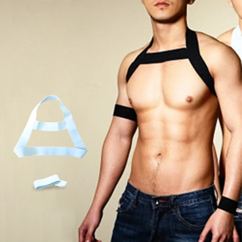 Mens Lingerie Body Chest Harness One Size Bondage Costumes Wetlook Halter Neck Nightclub Hollow Out Sexy Cosplay
Mens Lingerie Body Chest Harness One Size Bondage Costumes Wetlook Halter Neck Nightclub Hollow Out Sexy Cosplay