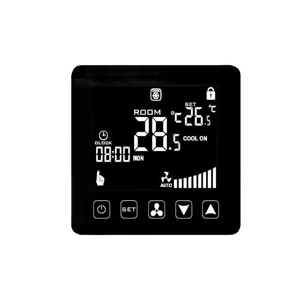 Room Thermostat For Central Air Conditioner Cooling & Heating Temperature Controller Fan Coil Units FCU
Room Thermostat For Central Air Conditioner Cooling & Heating Temperature Controller Fan Coil Units FCU