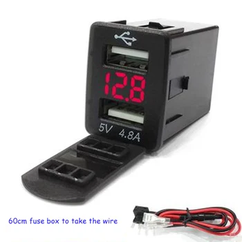 Dual USB Socket Car Cigarette Lighter Power Adapter Car Modification with LED Digital Voltage Display For Nissan TEANA 2013-2016 
Dual USB Socket Car Cigarette Lighter Power Adapter Car Modification with LED Digital Voltage Display For Nissan TEANA 2013-2016