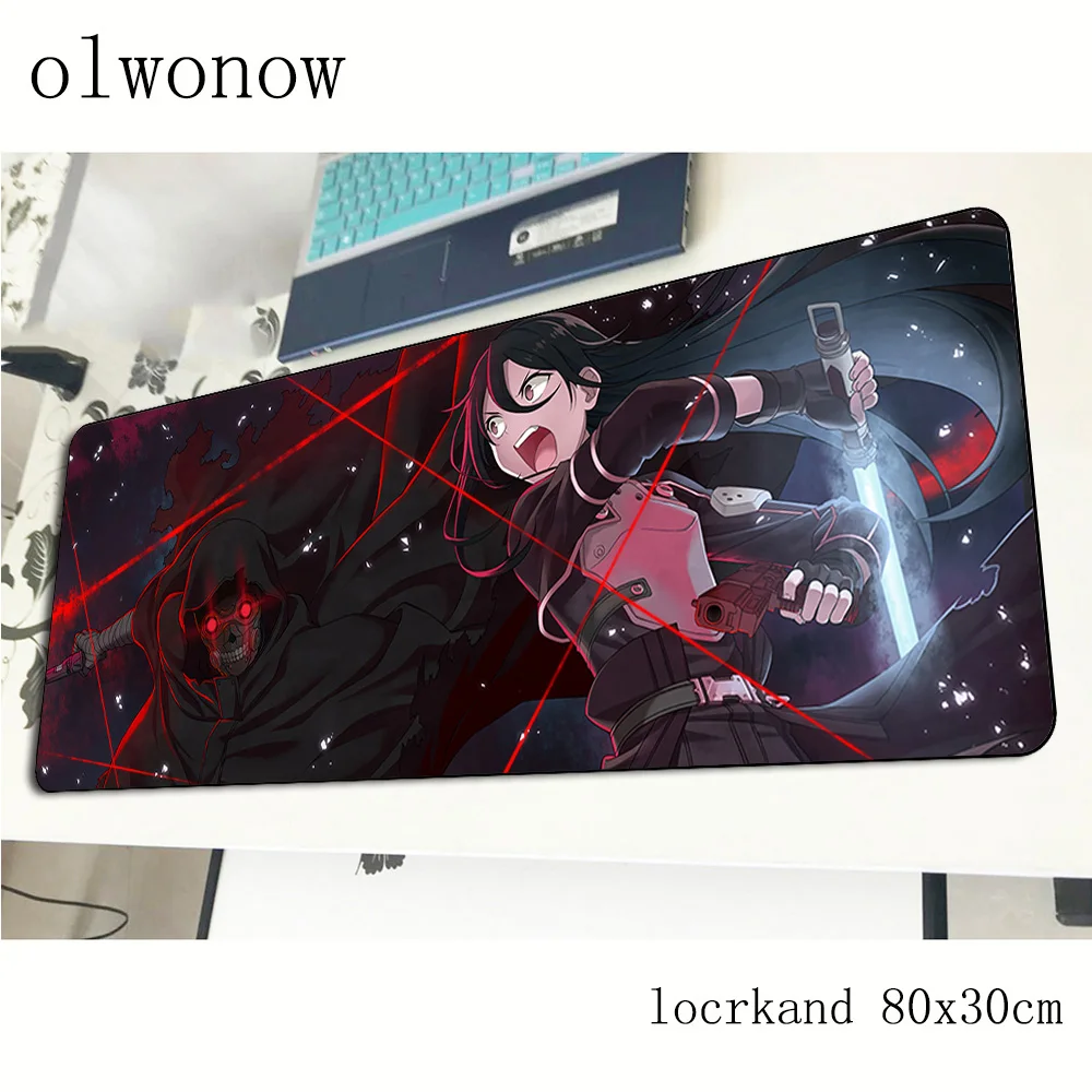 Sword Art Online mousepad 80x30cm Boy Gift gaming mouse pad gamer mat Personality game computer desk padmouse keyboard play mats
Sword Art Online mousepad 80x30cm Boy Gift gaming mouse pad gamer mat Personality game computer desk padmouse keyboard play mats