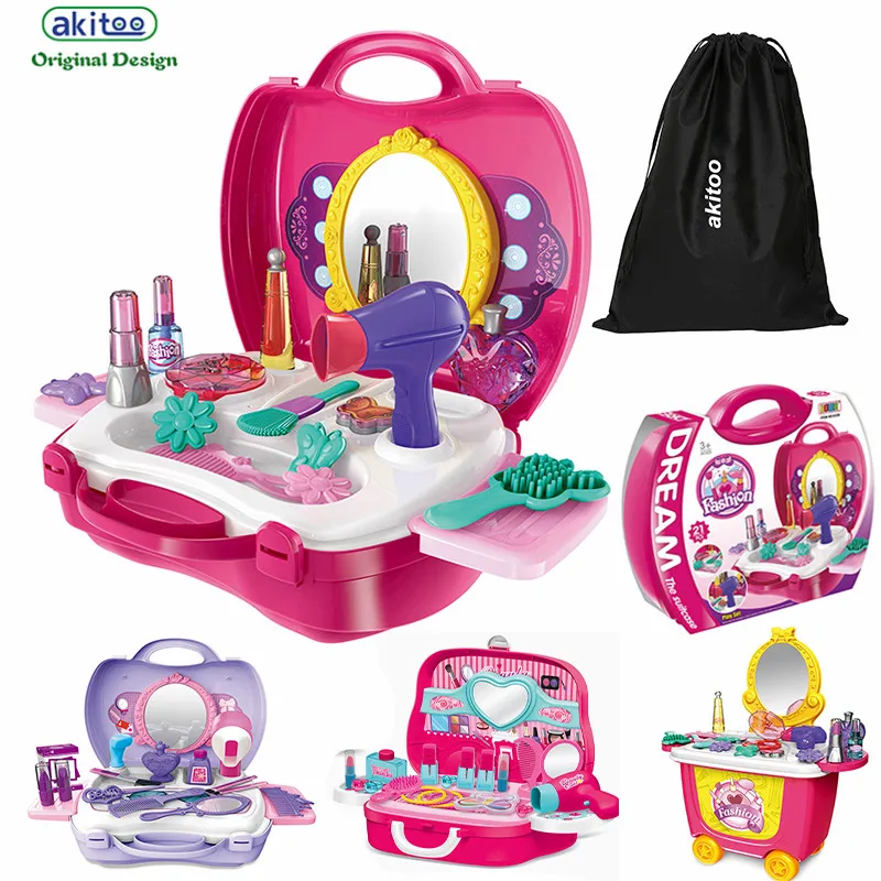 akitoo 3222 Children's simulation dressing table make-up tool set combination girl make-up every family toy suitcase gifts
akitoo 3222 Children's simulation dressing table make-up tool set combination girl make-up every family toy suitcase gifts