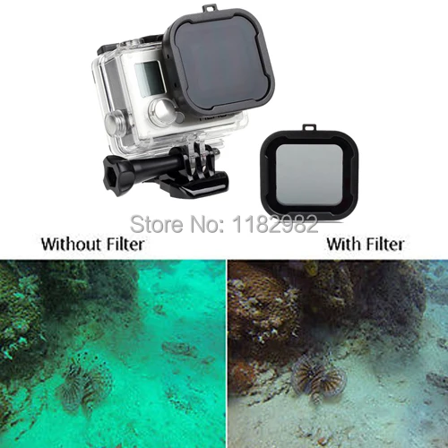camcorder Gopro Diving Filter UV lens filter accessories polarizer color underwater diving for Go Pro hero 3+ 4 mini
camcorder Gopro Diving Filter UV lens filter accessories polarizer color underwater diving for Go Pro hero 3+ 4 mini