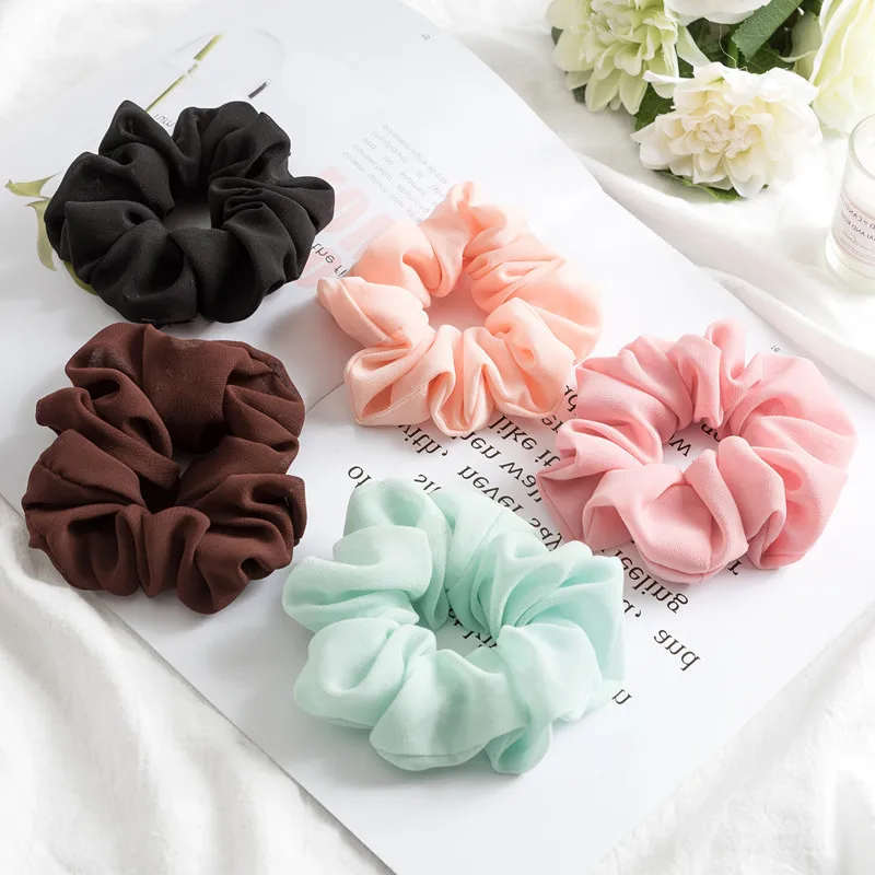 2018 Newest Popular Sale Hair Scrunchies Elastic Pure Color Spring Hair Ties Ponytail Holder For Women Girls Accessoire
2018 Newest Popular Sale Hair Scrunchies Elastic Pure Color Spring Hair Ties Ponytail Holder For Women Girls Accessoire