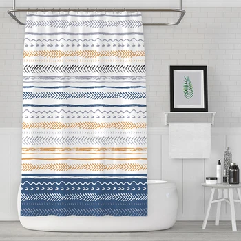 Fashion Geometric Patterns Shower Curtain Waterproof Curtain For Toilet 1 Pcs Bathroom Curtain With Hooks rideau de douche
Fashion Geometric Patterns Shower Curtain Waterproof Curtain For Toilet 1 Pcs Bathroom Curtain With Hooks rideau de douche