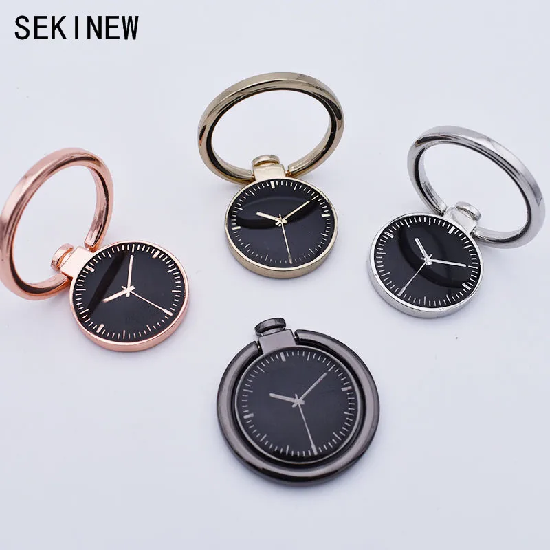 Universal 360 Creative Clock Mobile Phone Finger Ring Stent Cell Phone Holder Finger Ring Holder Metal With Clock For Magnetic
Universal 360 Creative Clock Mobile Phone Finger Ring Stent Cell Phone Holder Finger Ring Holder Metal With Clock For Magnetic