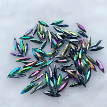 150pcs Crystal AB High quality Rhinestone 4x15mm Long Horse eye shape for Nail art garment -E89
150pcs Crystal AB High quality Rhinestone 4x15mm Long Horse eye shape for Nail art garment -E89