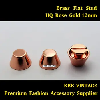 25pc Flat Spikes Screwback Punk DIY Studs Leathercraft 1/2'' High-quality Rose Gold
25pc Flat Spikes Screwback Punk DIY Studs Leathercraft 1/2'' High-quality Rose Gold