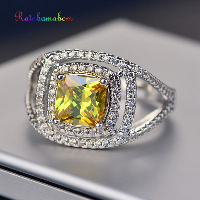 Rainbamabom Vintage 925 Sterling Silver Citrine Gemstone Wedding Engagement Ring Diamonds Band Women Gifts Jewelry Wholesale
Rainbamabom Vintage 925 Sterling Silver Citrine Gemstone Wedding Engagement Ring Diamonds Band Women Gifts Jewelry Wholesale