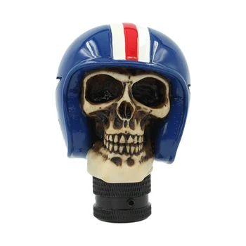 Universal Resin Gear Shifter Knob Blue Skull Helmet Cool Gear Shift Knobs Shift Knob Skeleton Helmet Lever Car Styling
Universal Resin Gear Shifter Knob Blue Skull Helmet Cool Gear Shift Knobs Shift Knob Skeleton Helmet Lever Car Styling