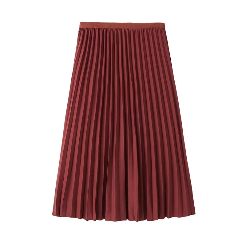 High Waist Pleated Long Skirt Women Maxi Skirts Beach Holiday Female Hot Sale Summer Black White Red Color Skirt High Quality 
High Waist Pleated Long Skirt Women Maxi Skirts Beach Holiday Female Hot Sale Summer Black White Red Color Skirt High Quality