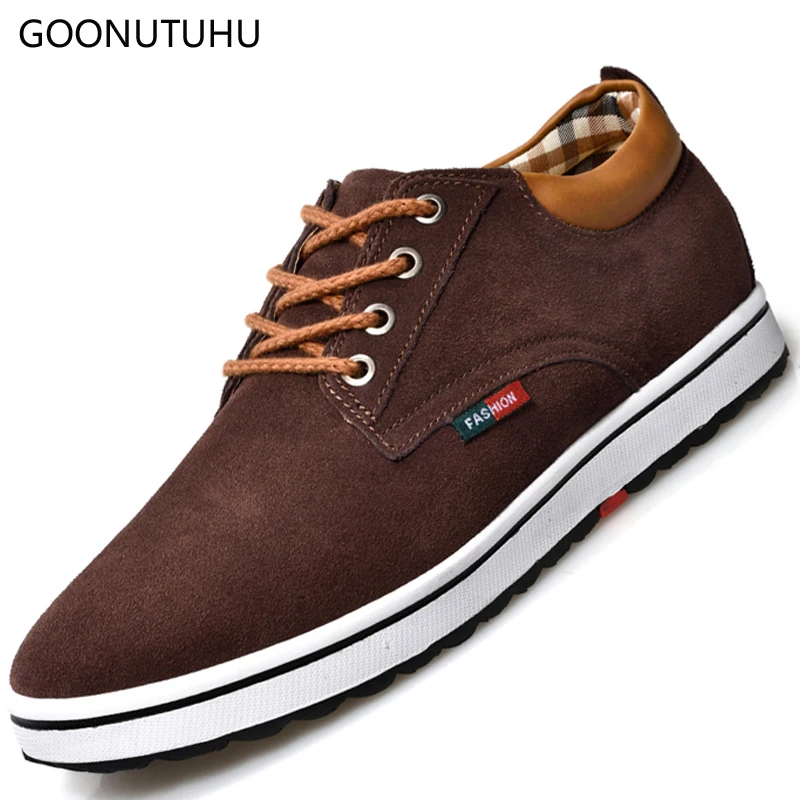 Fashion suede leather shoes men 2019 spring lace-up sneakers height Increasing platform shoe man youth breathable shoes for men
Fashion suede leather shoes men 2019 spring lace-up sneakers height Increasing platform shoe man youth breathable shoes for men