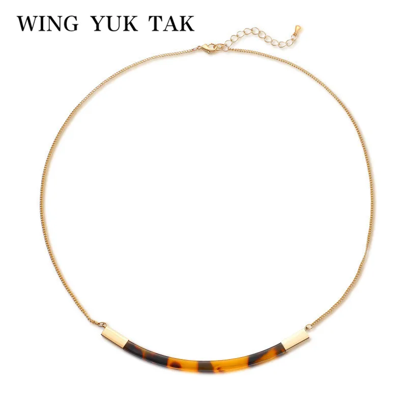 wing yuk tak Fashion Chokers Necklace Classic Brand Jewelry Leopard Print Simple Link Chain Women Short Necklace
wing yuk tak Fashion Chokers Necklace Classic Brand Jewelry Leopard Print Simple Link Chain Women Short Necklace