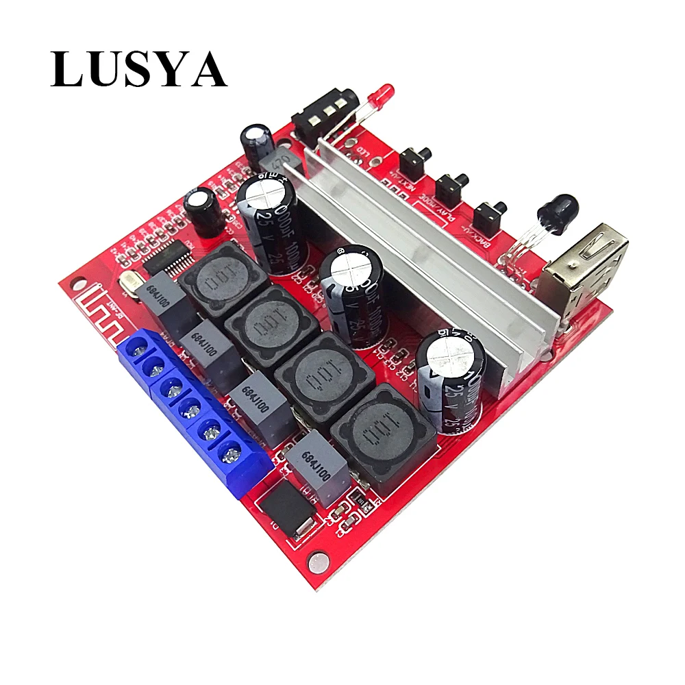 Lusya TDA3116D2 Digital Bluetooth 5.0 power amplifier board 100W*2 Stereo Amp Support TWS box function G10-002
Lusya TDA3116D2 Digital Bluetooth 5.0 power amplifier board 100W*2 Stereo Amp Support TWS box function G10-002