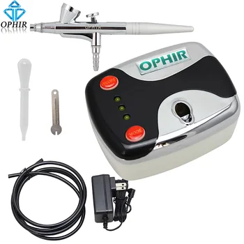 OPHIR 0.3mm Airbrush Kit with Mini Air Compressor Single Action Airbrush Gun for Cake Decorating/Nail Art/Cosmetics_AC002+AC007
OPHIR 0.3mm Airbrush Kit with Mini Air Compressor Single Action Airbrush Gun for Cake Decorating/Nail Art/Cosmetics_AC002+AC007