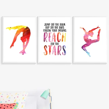 Gymnastics Wall Art Canvas Posters Prints Gymnast Quote Sign Painting Colorful Watercolor Wall Pictures Home Decoration
Gymnastics Wall Art Canvas Posters Prints Gymnast Quote Sign Painting Colorful Watercolor Wall Pictures Home Decoration