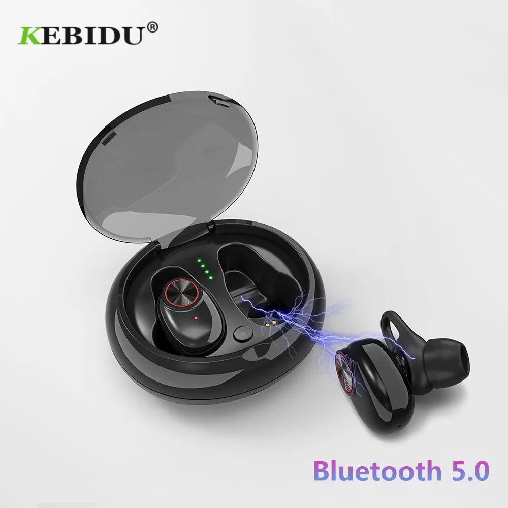 KEBIDU V5 TWS Earphone Waterproof Bluetooth 5.0 Headset Mini TWS Twins V5 Wireless earphone In-Ear Sport Stereo Earphones Earbud
KEBIDU V5 TWS Earphone Waterproof Bluetooth 5.0 Headset Mini TWS Twins V5 Wireless earphone In-Ear Sport Stereo Earphones Earbud