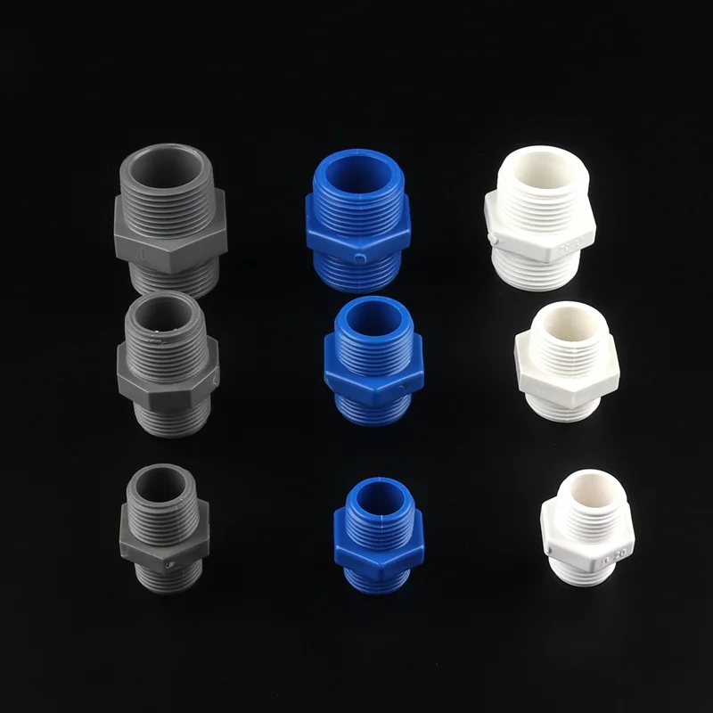 4pcs 1/2,3/4,1Inch Male Thread PVC Straight Connectors Home Garden Irrigation PVC Pipe Fittings White/Blue/Grey PVC Joints
4pcs 1/2,3/4,1Inch Male Thread PVC Straight Connectors Home Garden Irrigation PVC Pipe Fittings White/Blue/Grey PVC Joints