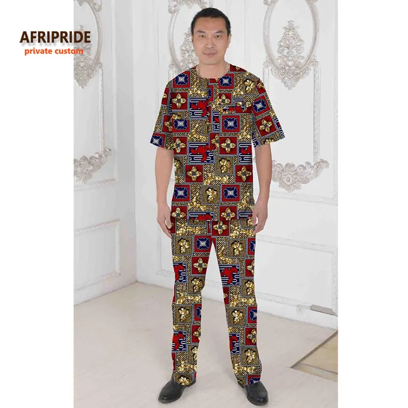 2017 AFRIPRIDE Private Custom african clothes for men wax pure cotton suit plus size casual clothes short-sleeves suit A731604
2017 AFRIPRIDE Private Custom african clothes for men wax pure cotton suit plus size casual clothes short-sleeves suit A731604