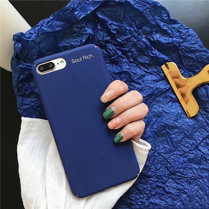 Soul Rich Words Plain Color Phone Case for iPhone XS MAX XS X XR 7 8 6 6s 6s plus 8 plus Hard PC Sport Case Cover Full Cover
Soul Rich Words Plain Color Phone Case for iPhone XS MAX XS X XR 7 8 6 6s 6s plus 8 plus Hard PC Sport Case Cover Full Cover