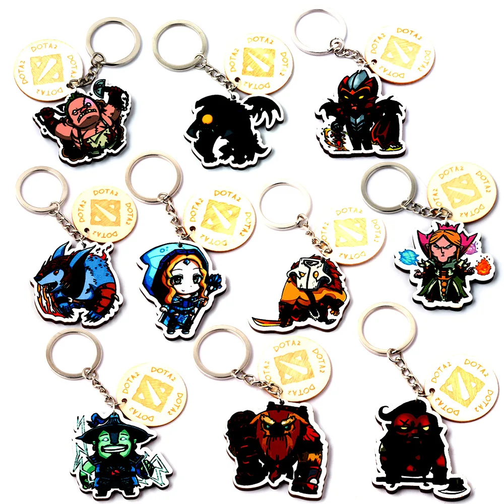 Hot New 10 Style Dota 2 Game Anime Model Wooden Keychain Wood Keyrings Pendant Q Version Hero Accessories for Kids Toys Gifts
Hot New 10 Style Dota 2 Game Anime Model Wooden Keychain Wood Keyrings Pendant Q Version Hero Accessories for Kids Toys Gifts