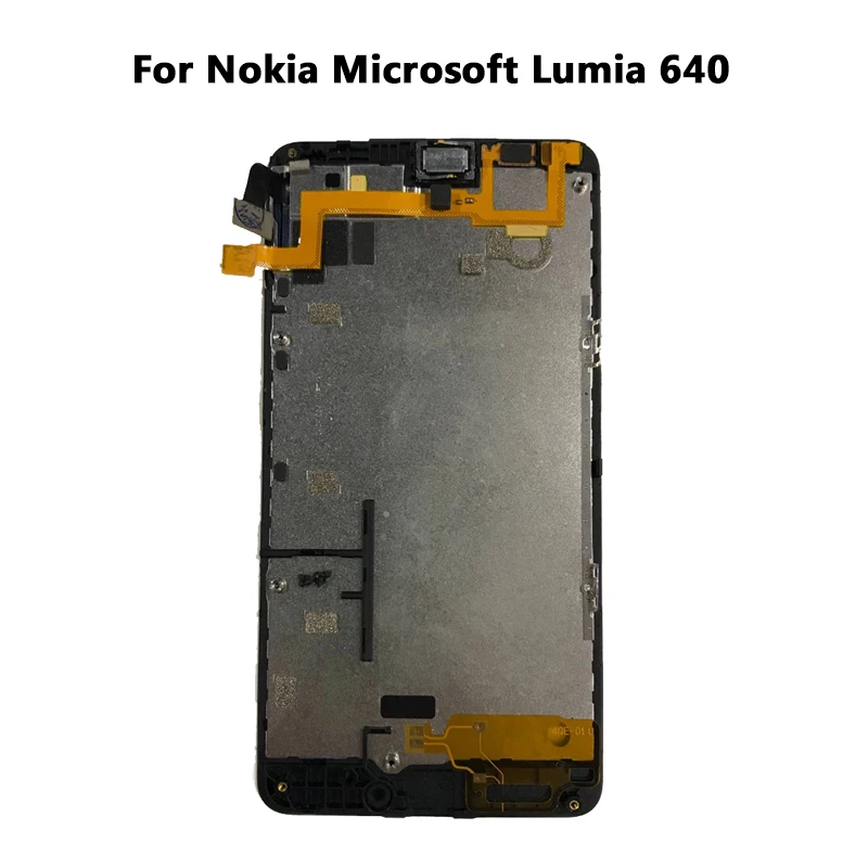 5.0'' Display For NOKIA Microsoft Lumia 640 LCD Display Touch Screen Digitizer Assembly For Nokia Lumia640 LCD Screen With Frame
5.0'' Display For NOKIA Microsoft Lumia 640 LCD Display Touch Screen Digitizer Assembly For Nokia Lumia640 LCD Screen With Frame