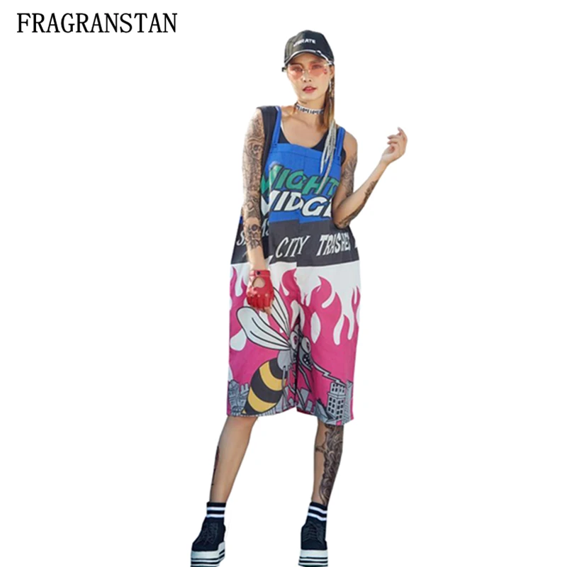 2018 Women Summer New Rompers Jumpsuit Plus Size Cartoon Print Casual Loose Playsuits High Quality Harajuku Lady Jumpsuits Y384
2018 Women Summer New Rompers Jumpsuit Plus Size Cartoon Print Casual Loose Playsuits High Quality Harajuku Lady Jumpsuits Y384