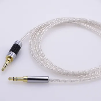 4ft 3.5mm Male to Male 8 Cores 5N Pcocc Silver Plated cable Audio Adapter for OPPO PM-3 B&O Play H6 AUX Car Beats
4ft 3.5mm Male to Male 8 Cores 5N Pcocc Silver Plated cable Audio Adapter for OPPO PM-3 B&O Play H6 AUX Car Beats
