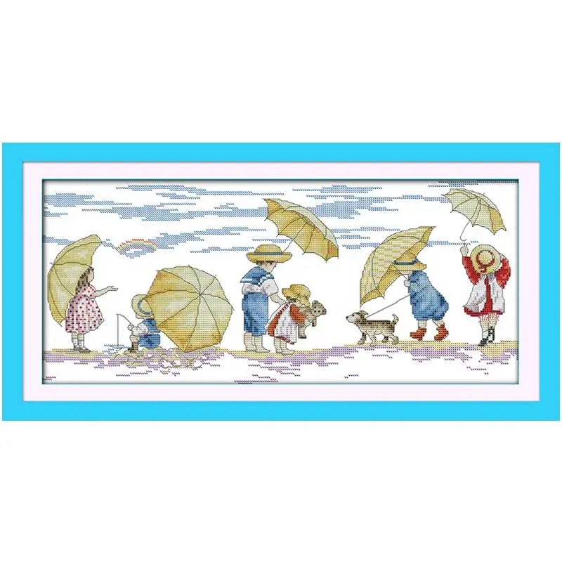 Playing on the Beach (1)Counted Cross Stitch 11CT 14CT Cross Stitch Set Wholesale Cartoon Cross-stitch Kit Embroidery Needlework
Playing on the Beach (1)Counted Cross Stitch 11CT 14CT Cross Stitch Set Wholesale Cartoon Cross-stitch Kit Embroidery Needlework