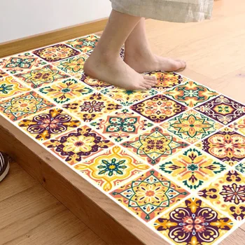 Moroccan Tile Style Floor Mat Carpet Sticker Bathroom Living Room Kitchen Bathroom Slip Wear 3D Floor Mat Home Carpet DB001
Moroccan Tile Style Floor Mat Carpet Sticker Bathroom Living Room Kitchen Bathroom Slip Wear 3D Floor Mat Home Carpet DB001