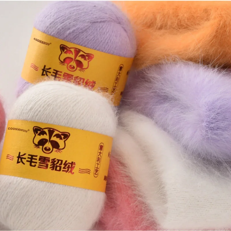 Hight quality 50G+20G Fall and Winter Plush Mink Cashmere Genuine Yarn Mink Thread Extra Soft Warm For Hand Knitting Scarf Vest
Hight quality 50G+20G Fall and Winter Plush Mink Cashmere Genuine Yarn Mink Thread Extra Soft Warm For Hand Knitting Scarf Vest