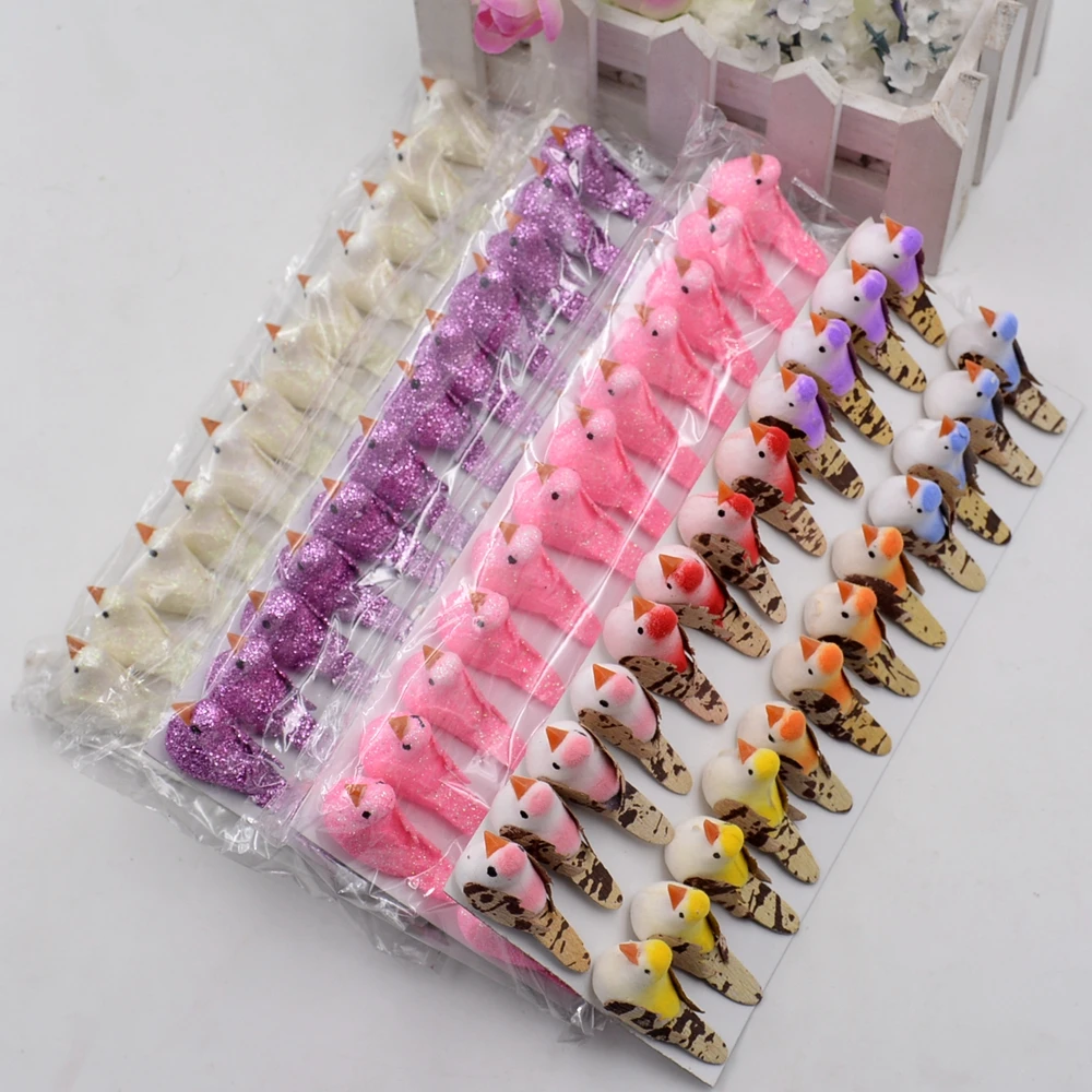 24pcs/lot Mini Foam Artificial Bird Flower Supplies Wedding Car Decoration DIY Scrapbook Gift Box
24pcs/lot Mini Foam Artificial Bird Flower Supplies Wedding Car Decoration DIY Scrapbook Gift Box