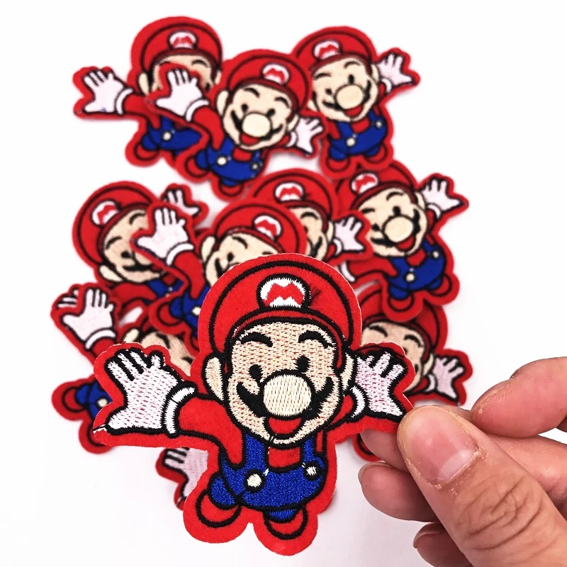 Top selling 10Pcs Flying Super Mario bros Clothing Patches Iron On Embroidered Applique Patch DIY Apparel repair accessories
Top selling 10Pcs Flying Super Mario bros Clothing Patches Iron On Embroidered Applique Patch DIY Apparel repair accessories