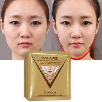 BIOAQUA V-Shaped Facial Mask 3D V-Line Slimming Lifting Firming Face Mask Skin Care 2018 Hot Sale 5pcs
BIOAQUA V-Shaped Facial Mask 3D V-Line Slimming Lifting Firming Face Mask Skin Care 2018 Hot Sale 5pcs