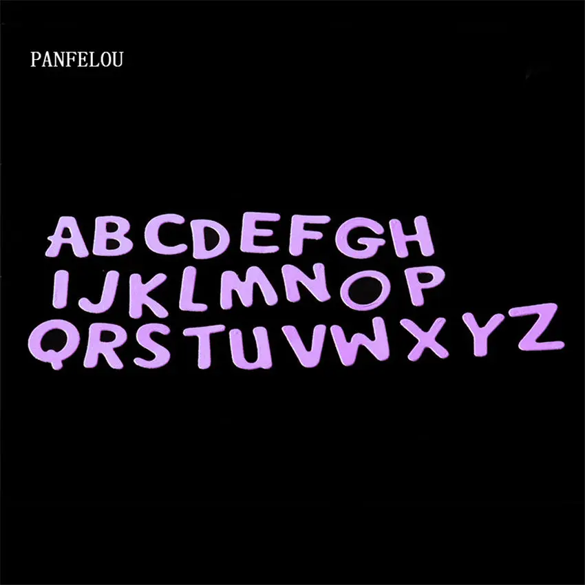 PANFELOU Metal craft The English alphabet paper die cutting dies for Scrapbooking/DIY Christmas wedding Easter cards
PANFELOU Metal craft The English alphabet paper die cutting dies for Scrapbooking/DIY Christmas wedding Easter cards