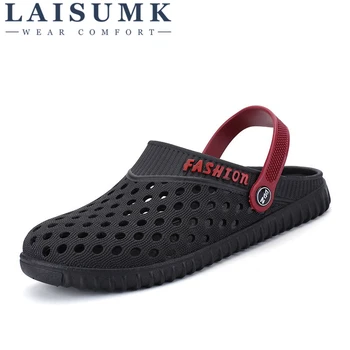 2020 LAISUMK Summer Mens Mules Clogs Sandals Shoes Lightly Beach Garden Shoes Man Slippers Sandals Men Fashion Slipper Shoes
2020 LAISUMK Summer Mens Mules Clogs Sandals Shoes Lightly Beach Garden Shoes Man Slippers Sandals Men Fashion Slipper Shoes
