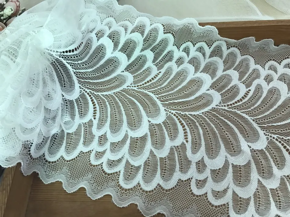 3 Yards Comfortable Ivory White Stretch Elastic Lace Fabric Trim DIY Clothing Lingerie Accessories Sewing Craft Free Shipping
3 Yards Comfortable Ivory White Stretch Elastic Lace Fabric Trim DIY Clothing Lingerie Accessories Sewing Craft Free Shipping