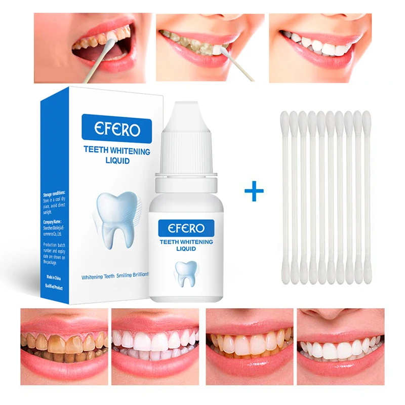 EFERO Teeth Whitening Essence Powder Removes Plaque Stains Tooth Bleaching Oral Hygiene Cleaning Serum Toothpaste TSLM2
EFERO Teeth Whitening Essence Powder Removes Plaque Stains Tooth Bleaching Oral Hygiene Cleaning Serum Toothpaste TSLM2