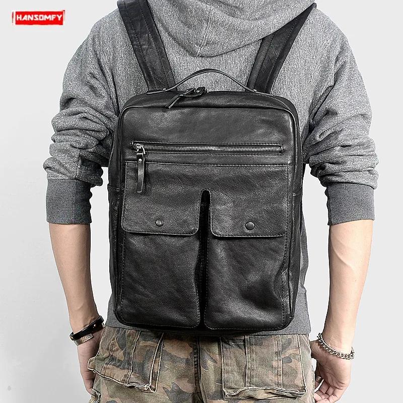 First layer cowhide Men backpack vegetable tanned leather travel backpack casual shoulder bag men's computer bag backpacks
First layer cowhide Men backpack vegetable tanned leather travel backpack casual shoulder bag men's computer bag backpacks