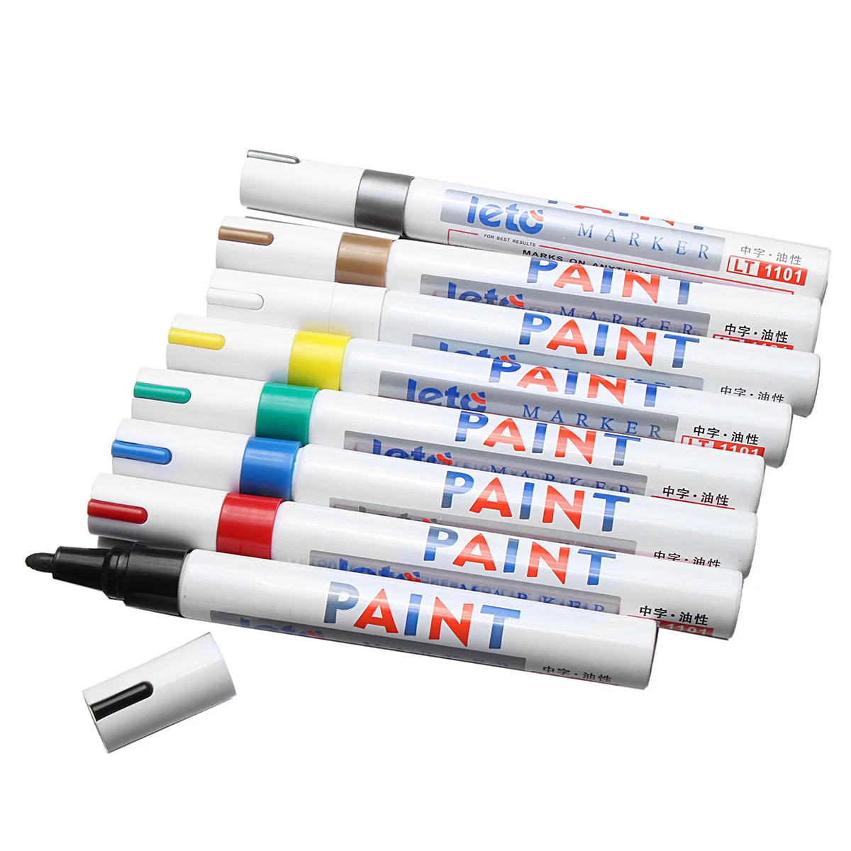 Colorful Waterproof Pen Car Tyre Tire Cd Metal Permanent Paint Markers Graffiti Oily Marker Pen Marcador Caneta Stationery
Colorful Waterproof Pen Car Tyre Tire Cd Metal Permanent Paint Markers Graffiti Oily Marker Pen Marcador Caneta Stationery