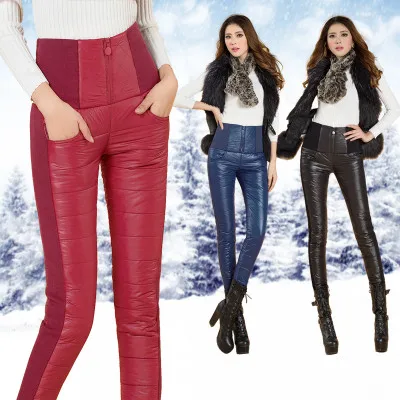 2019 Winter ladies Outer Wear Women Pants Fashion Cotton Warm Thick slim Down Pants Trousers Female Slim Velvet Thick skinny
2019 Winter ladies Outer Wear Women Pants Fashion Cotton Warm Thick slim Down Pants Trousers Female Slim Velvet Thick skinny