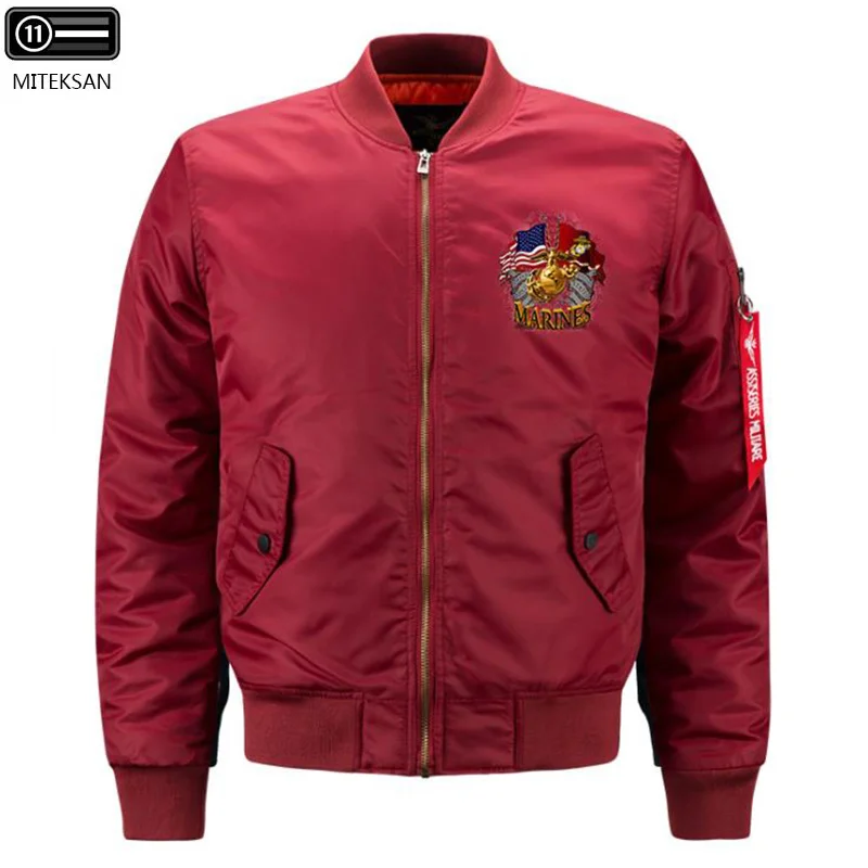 MA1pilot jacket new red little high quality 2019 Baseball Thick Jacket warm Hip Hop print Collar motorcycle men bomber jacket
MA1pilot jacket new red little high quality 2019 Baseball Thick Jacket warm Hip Hop print Collar motorcycle men bomber jacket
