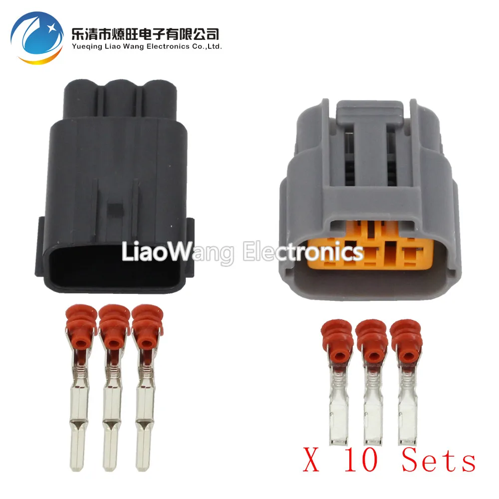 10 Sets 3 Pin male and female jacket plug waterproof connector with terminal DJ7034B-2.2-11 / 21 3P
10 Sets 3 Pin male and female jacket plug waterproof connector with terminal DJ7034B-2.2-11 / 21 3P