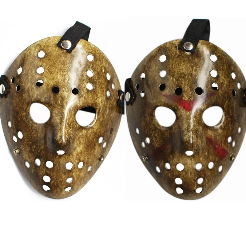 

100pcs/lot Halloween Mask Black Friday NO.13 Jason Voorhees Freddy Hockey Masquerade Masks Full Face For Adult Party Cosplay