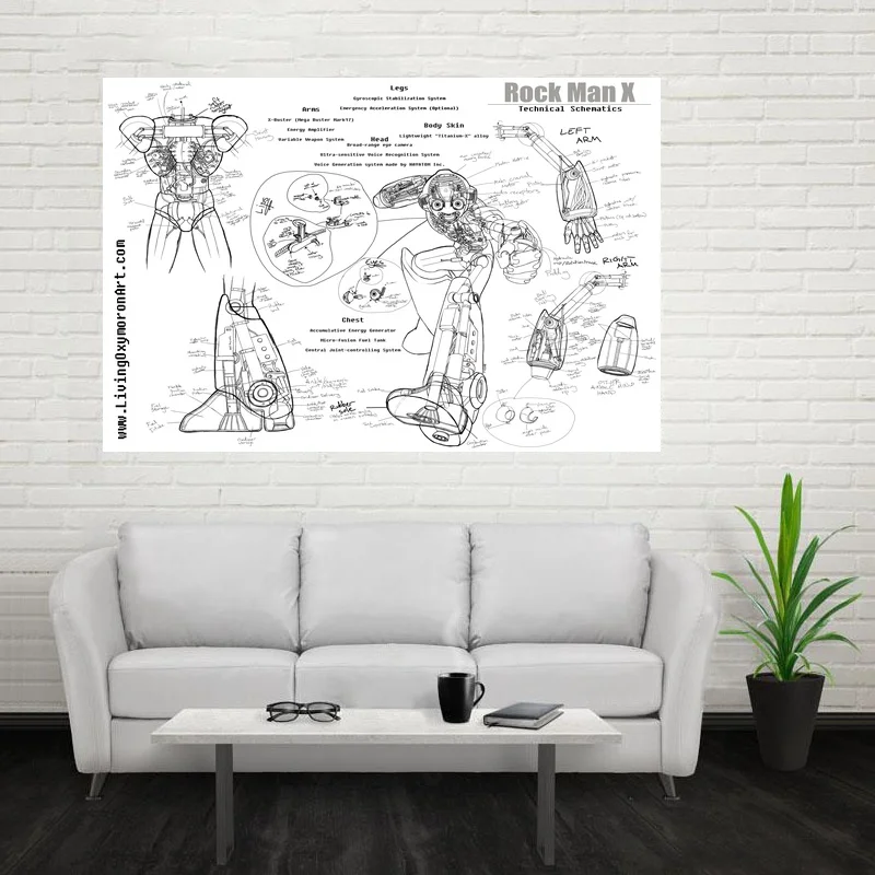 Robot Mech Schematics Macross Ship Schematics Silk Posters Painting Wall Art Decorative Home Decor
Robot Mech Schematics Macross Ship Schematics Silk Posters Painting Wall Art Decorative Home Decor