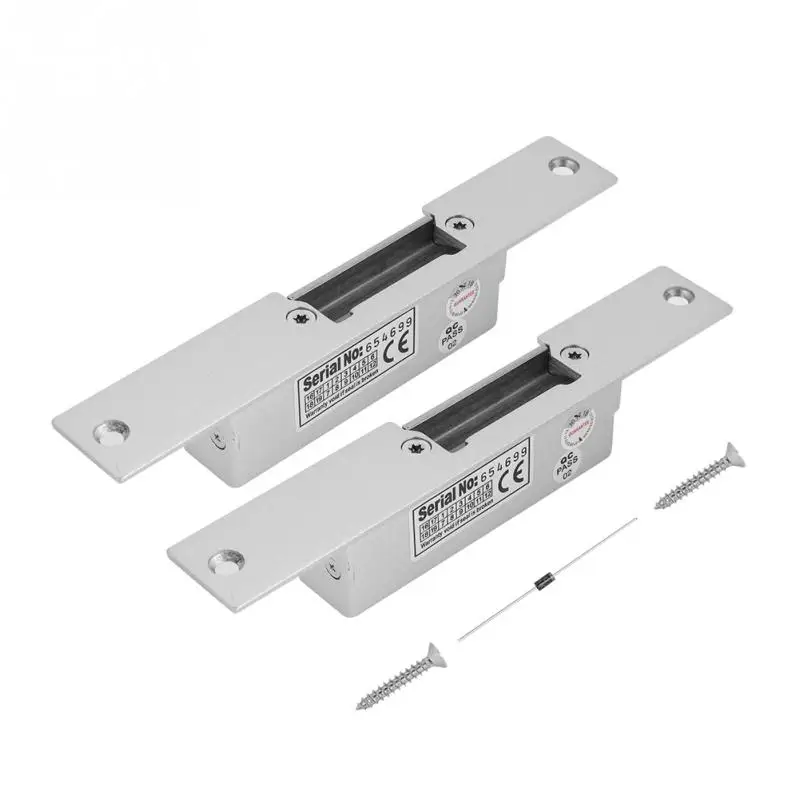 Electric Strike Door Lock Access Control System Stainless Steel NC NO Cathode Fail-safe Fail Secure For Wooden Metal PVC Door
Electric Strike Door Lock Access Control System Stainless Steel NC NO Cathode Fail-safe Fail Secure For Wooden Metal PVC Door