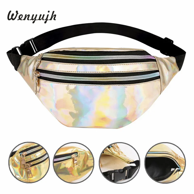 WENYUJH Fanny Pack Holographic Multi-function Steam Punk Leg Fashion Bag Laser Shoulder Bag Women's Belt Waist Bag Bum Pochete #
WENYUJH Fanny Pack Holographic Multi-function Steam Punk Leg Fashion Bag Laser Shoulder Bag Women's Belt Waist Bag Bum Pochete #